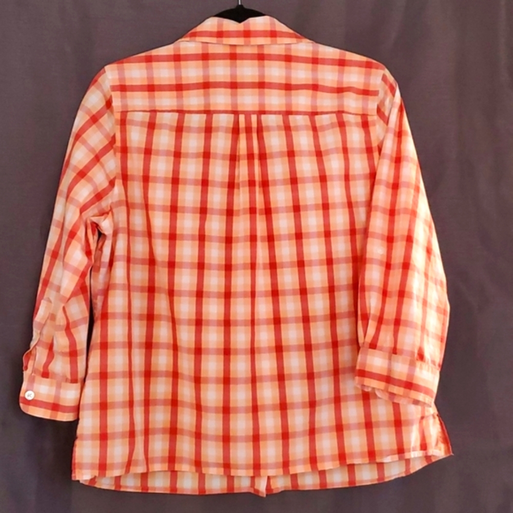 Pendleton Cotton Plaid Button Up Long Sleeve Shir… - image 5